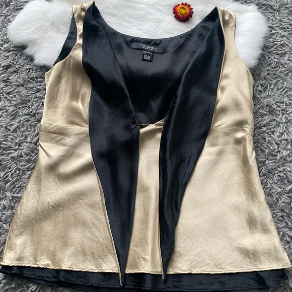 Louben Silk Fitted Blouse with Sailor Collar - Picture 2 of 9